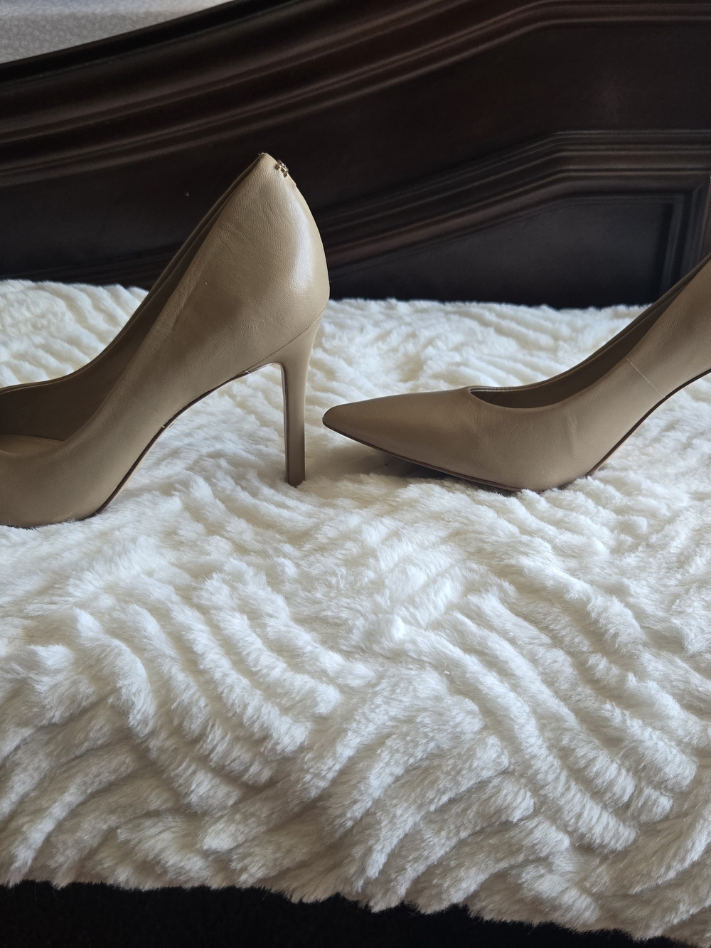 Sam Edelman Beige Pointed-Toe Stilettos - Picture 2 of 4